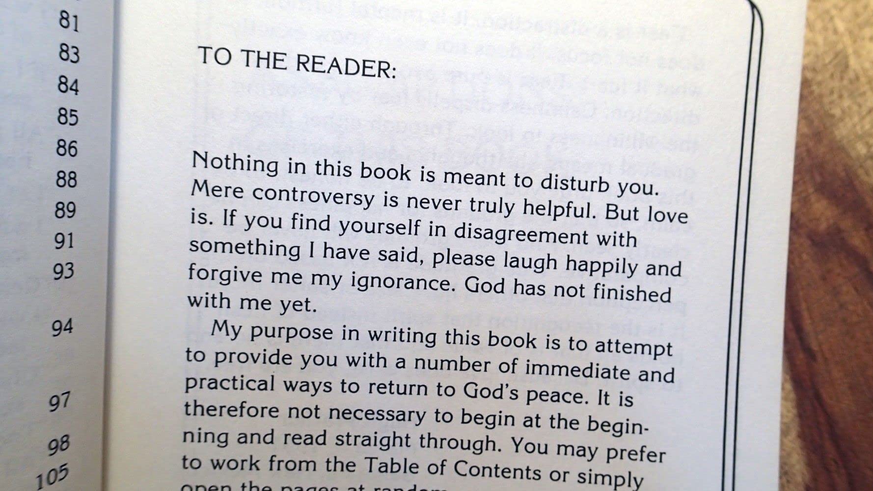 The Quiet Answer used book depot