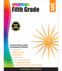 Spectrum Grade 5 Math  Language Arts Workbook5th Grade State Standards for Geometry, Algebra Prep, Vocabulary, Nonfiction, Fiction Reading Comprehension for Classroom or Homeschool 320 pgs Spectrum