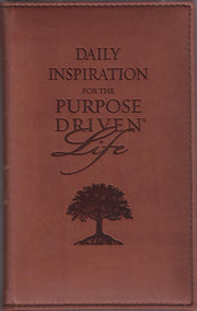 Daily Inspiration for the Purpose Driven Life Deluxe Tan used book depot