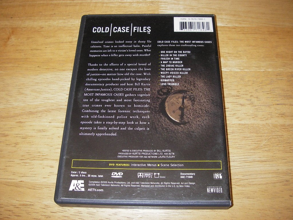 Cold Case Files - The Most Infamous Cases used book depot