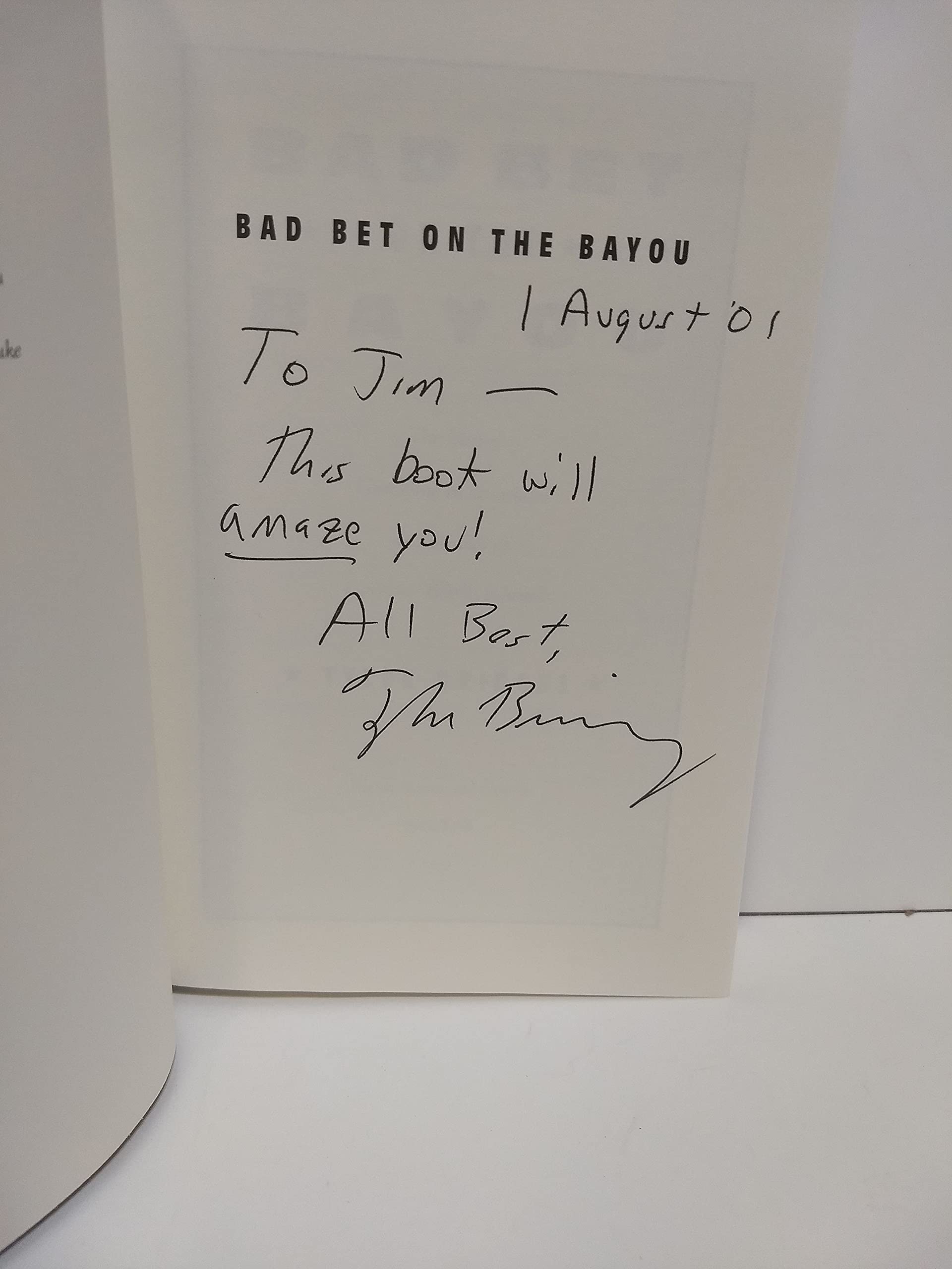 Bad Bet on the Bayou: The Rise and Fall of Gambling in Louisiana and the Fate of Governor Edwin Edwards used book depot
