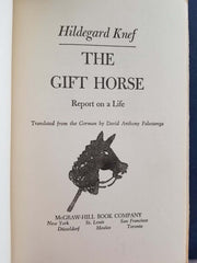 THE GIFT HORSE: REPORT ON A LIFE used book depot