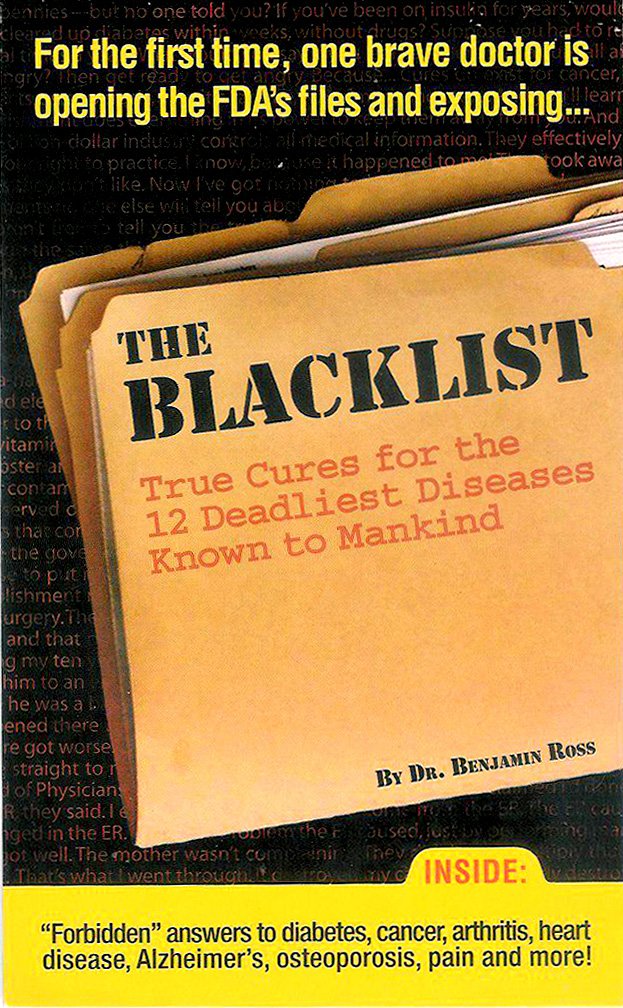 The Blacklist True Cures for the 12 Deadliest Diseases Known to Mankind used book depot