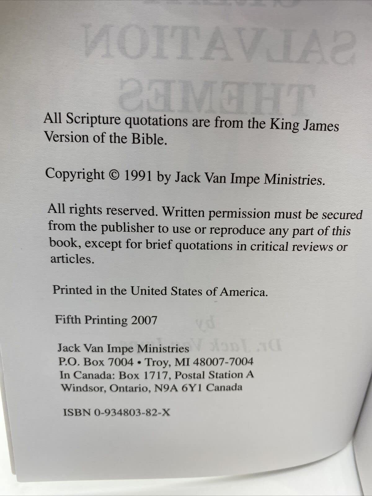 Great Salvation Themes used book depot