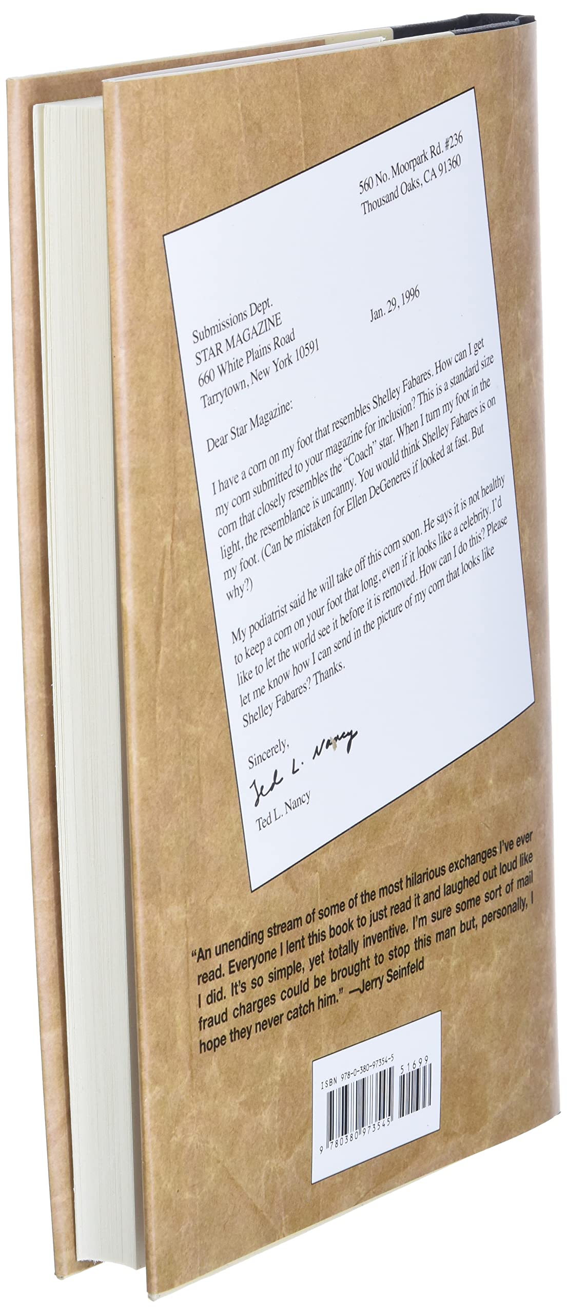 Letters from a Nut used book depot