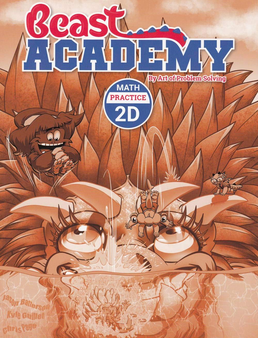 Art of Problem Solving Beast Academy 2A and 2B and 2C and 2D Guide and Practice 8-Book Set used book depot
