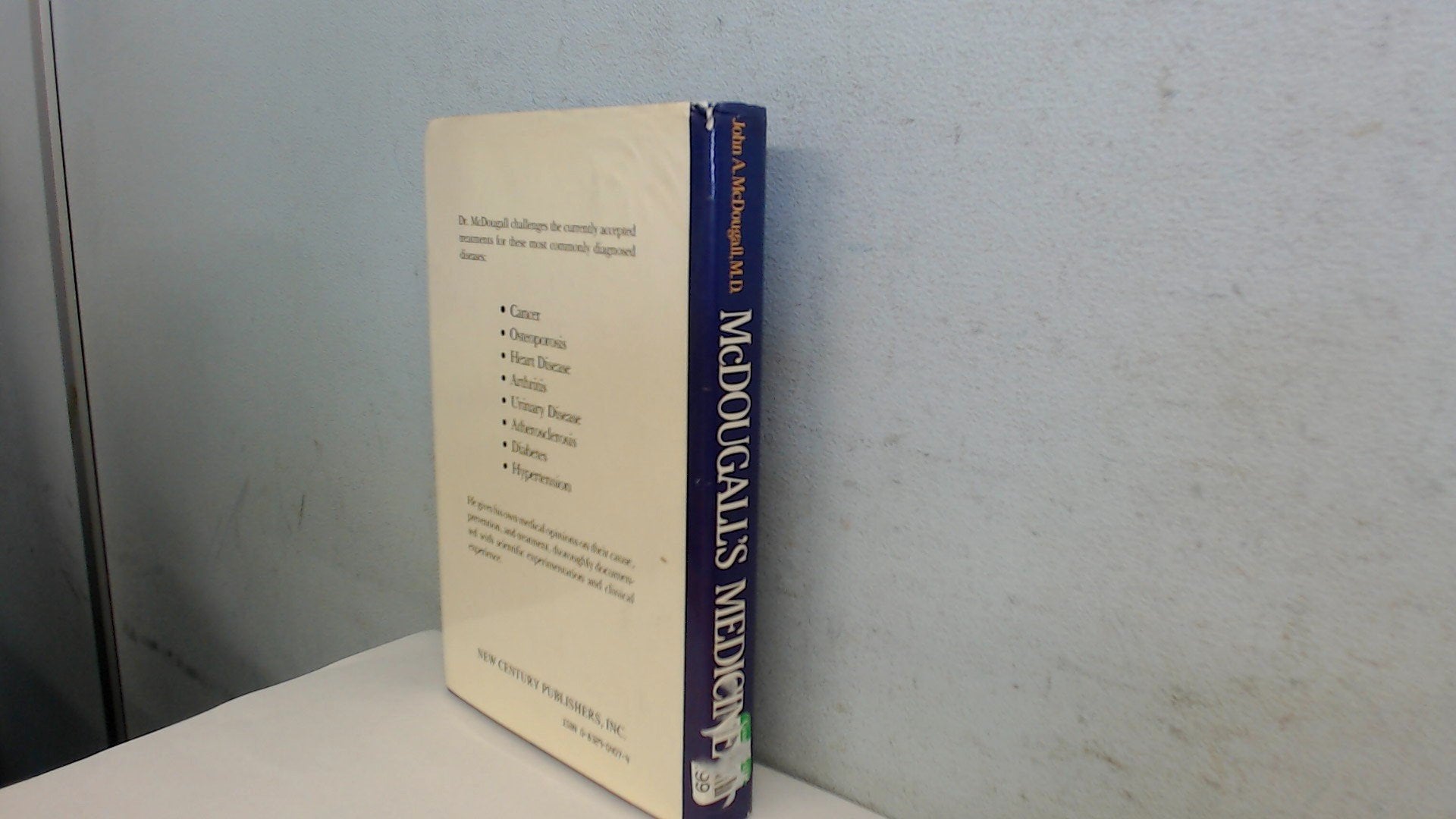 McDougall's Medicine: A Challenging Second Opinion used book depot