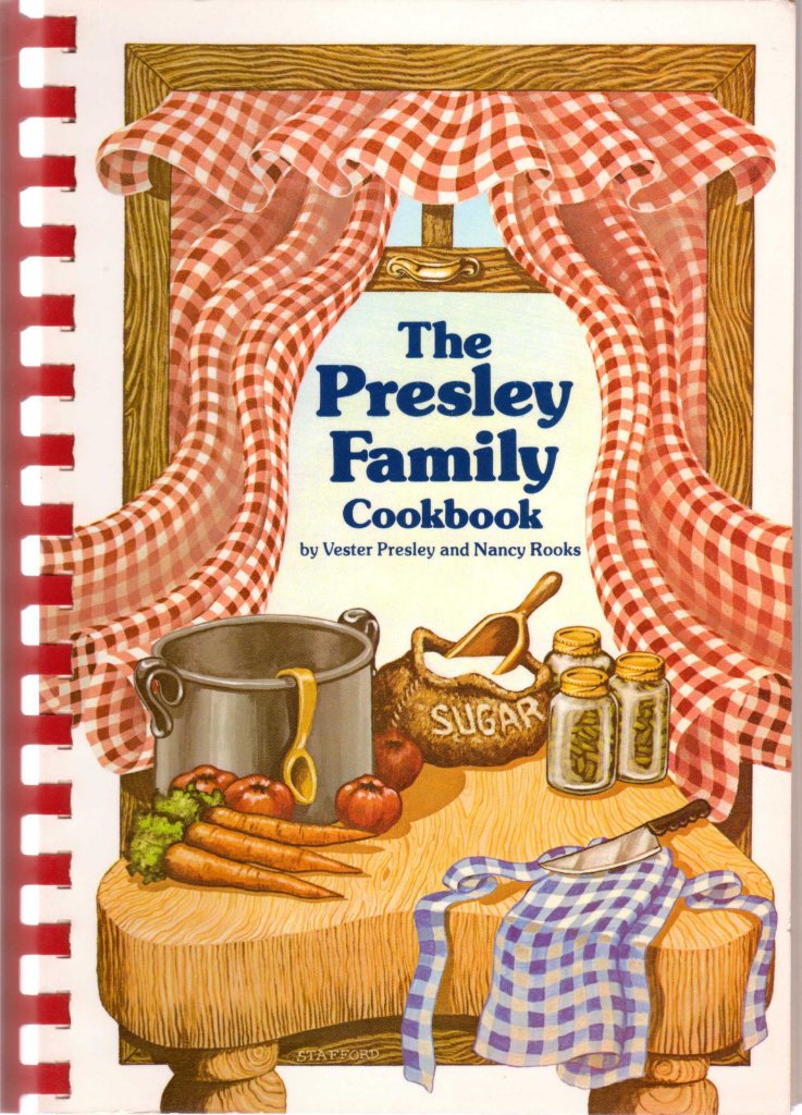 Presley Family Cookbook used book depot