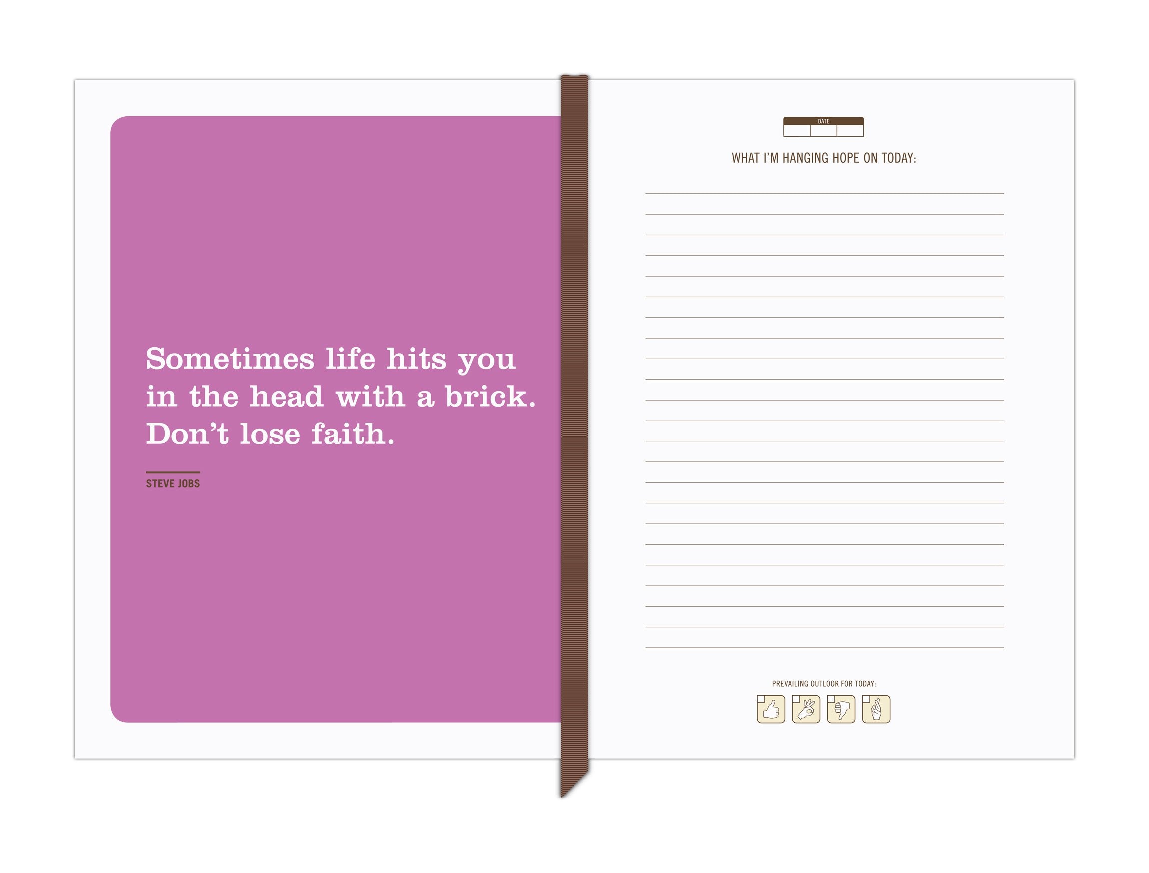 Knock Knock It's Gonna Be Okay Inner-Truth Journal, 7" x 9.5" used book depot