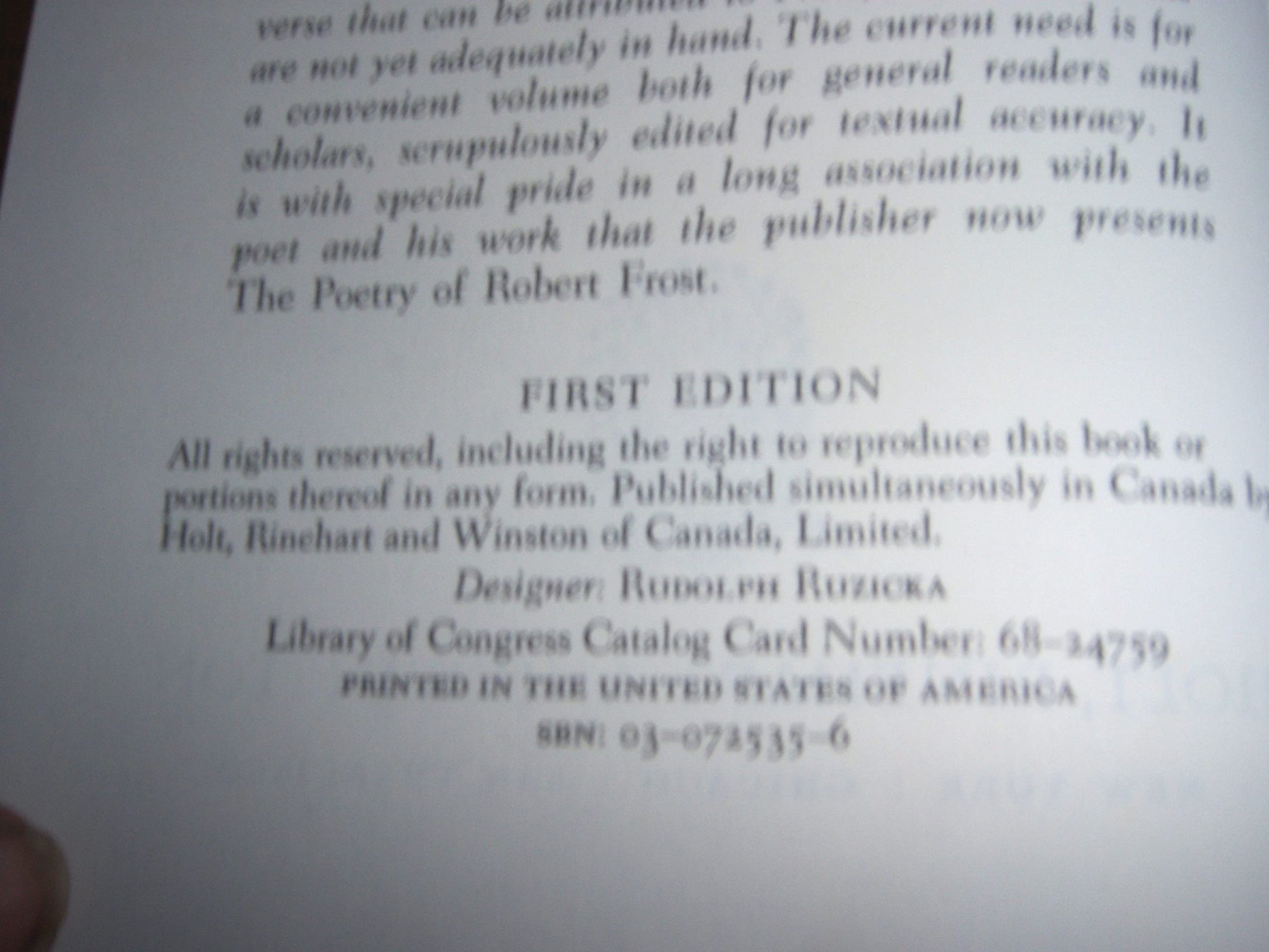 The Poetry of Robert Frost: All Eleven of His Books-Complete used book depot