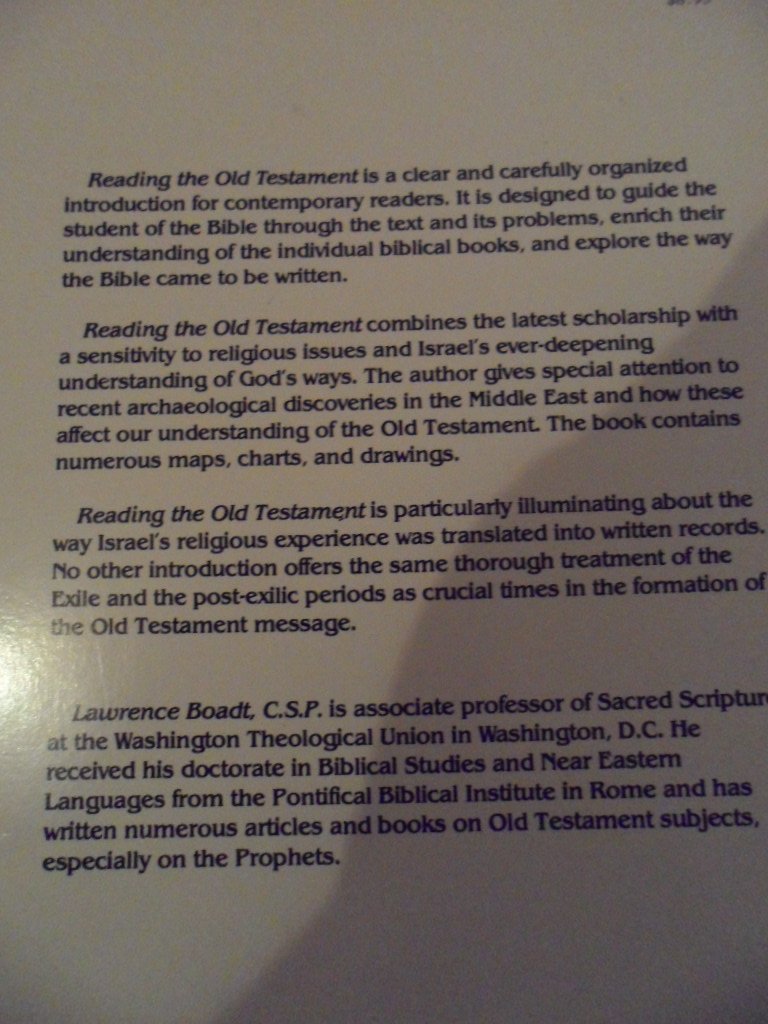 Reading the Old Testament: An Introduction