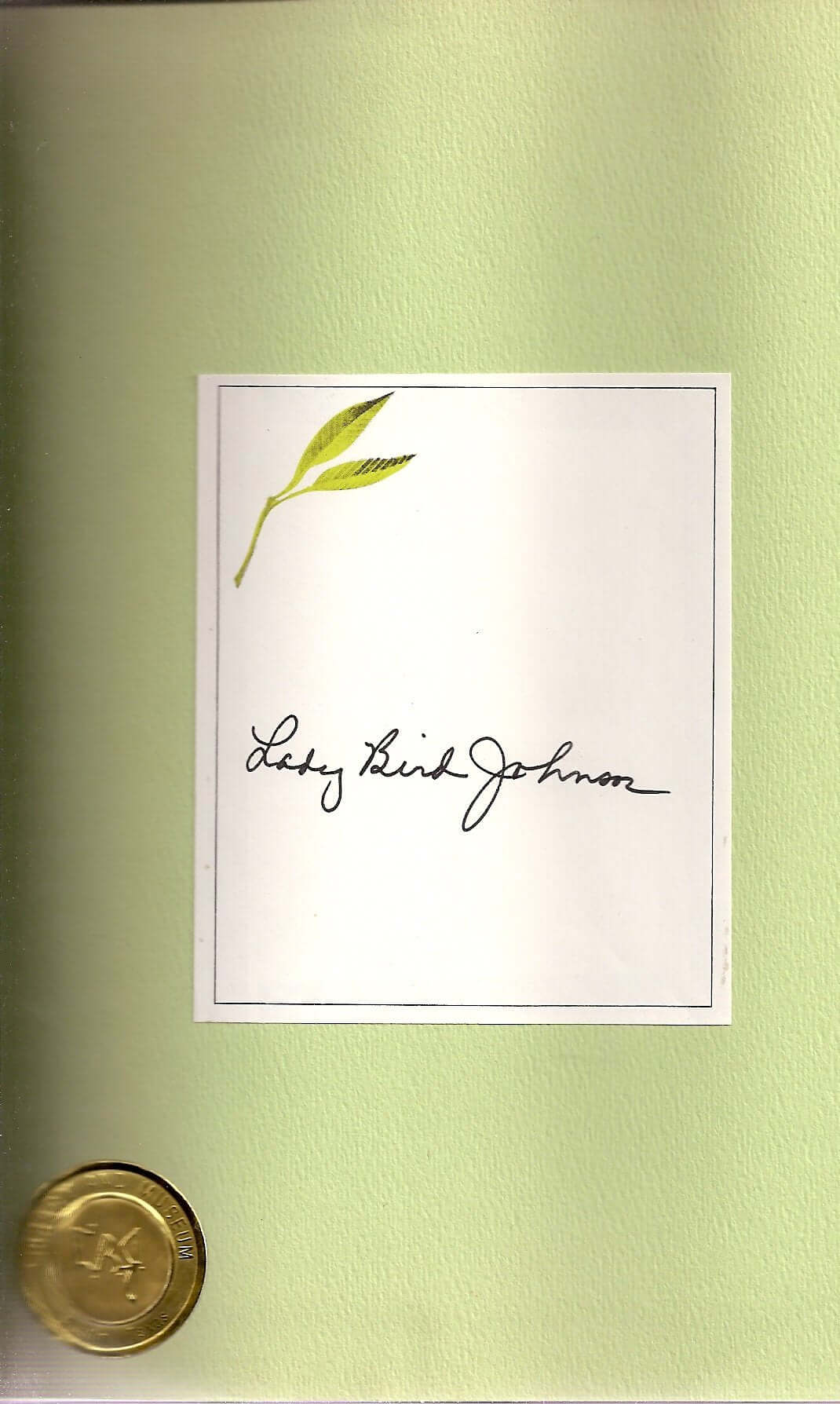 Lady Bird Johnson, A White House Diary (Autographed Copy) used book depot