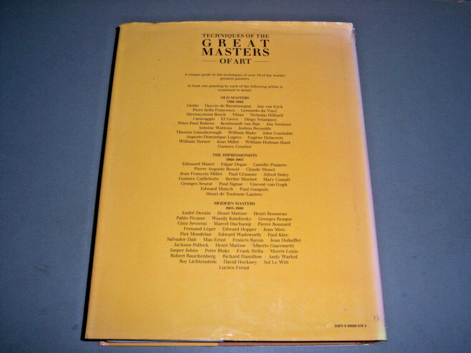 Techniques of the Great Masters of Art used book depot
