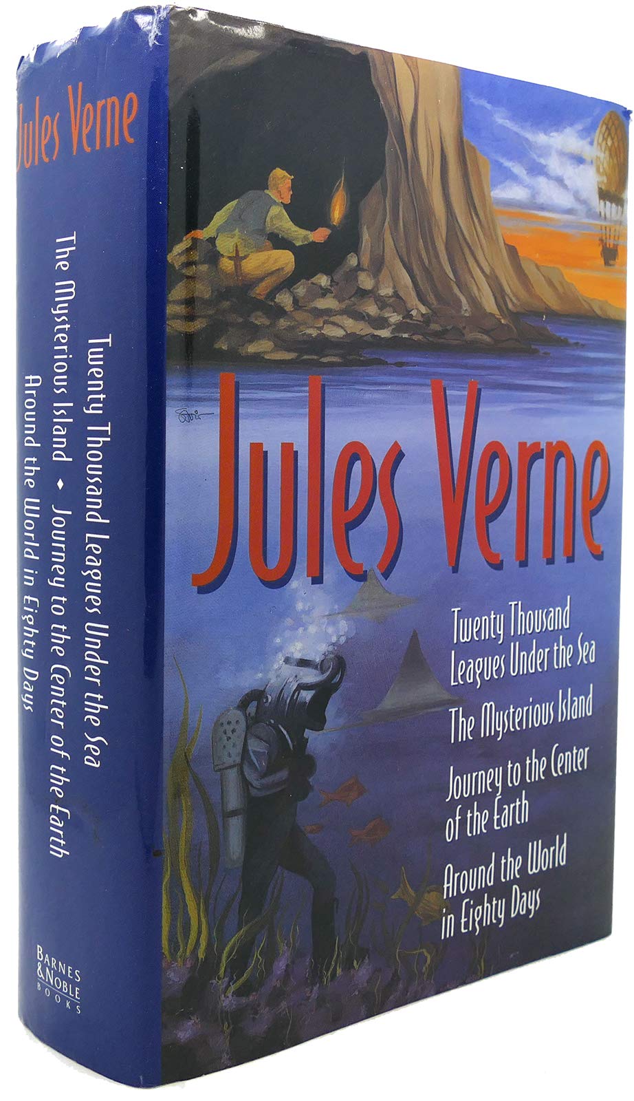 Twenty Thousand Leagues Under the Sea, The Mysterious Island, Journey to the Center of the Earth, Around the World in Eighty Days used book depot