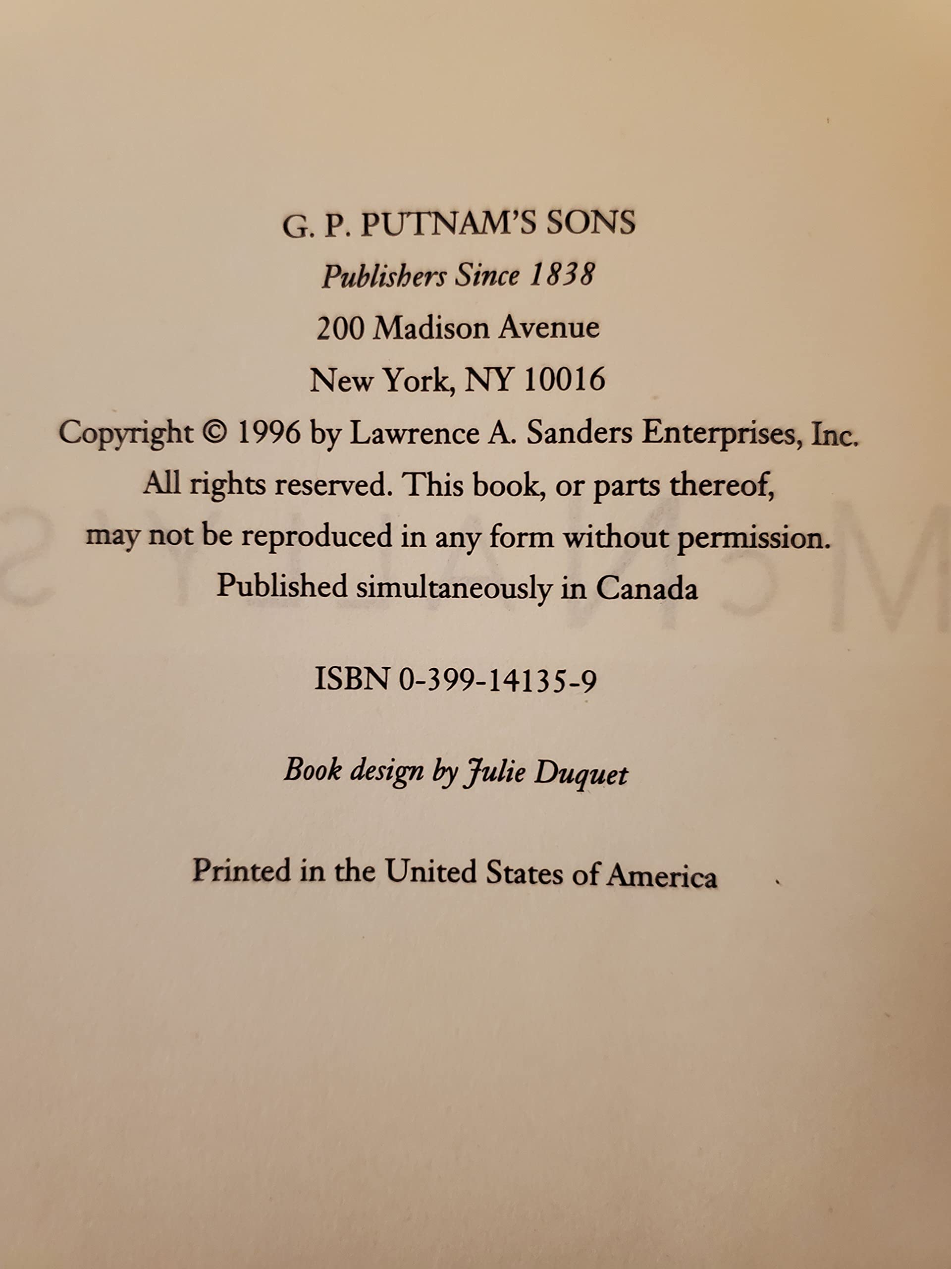 McNally's Puzzle used book depot