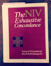 The NIV Exhaustive Concordance ( A Regency Reference Library Book) used book depot