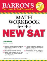 Barron's Math Workbook for the NEW SAT used book depot