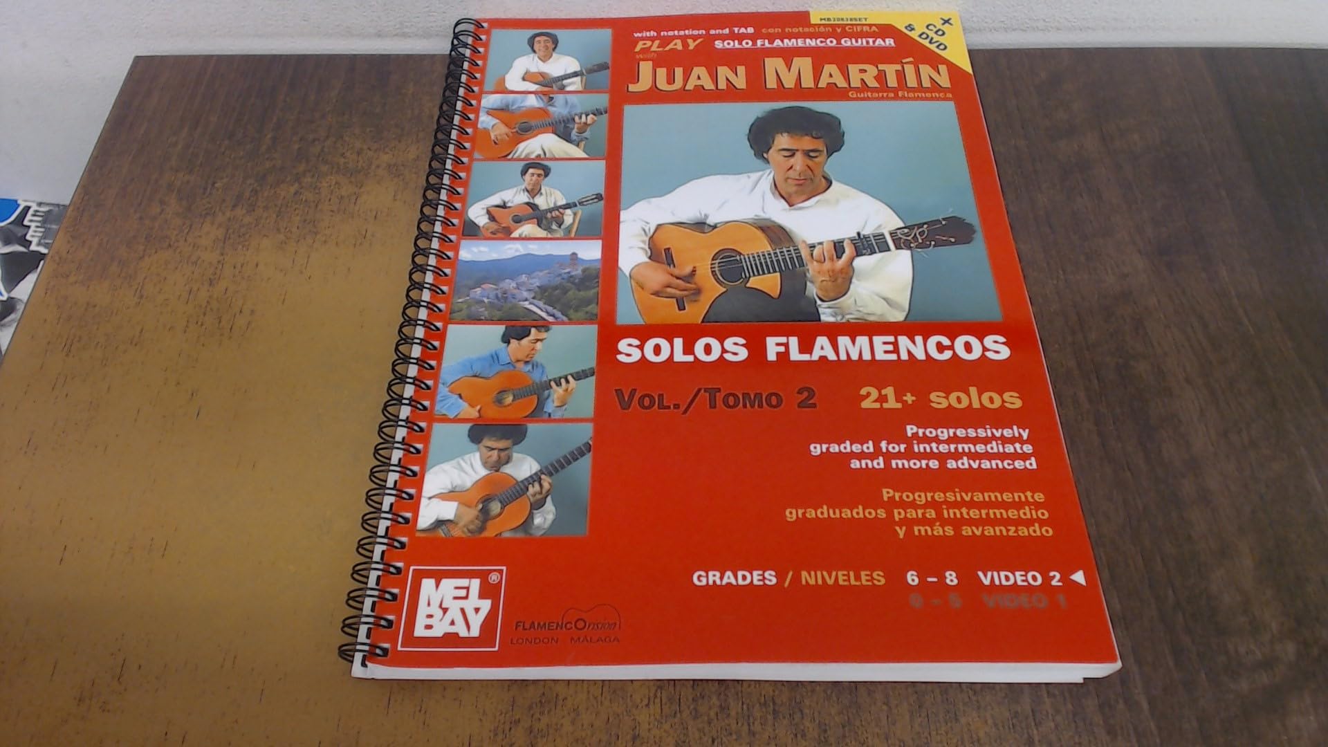 Play Solo Flamenco Guitar with Juan Martin, Vol. 2 + CD and DVD used book depot