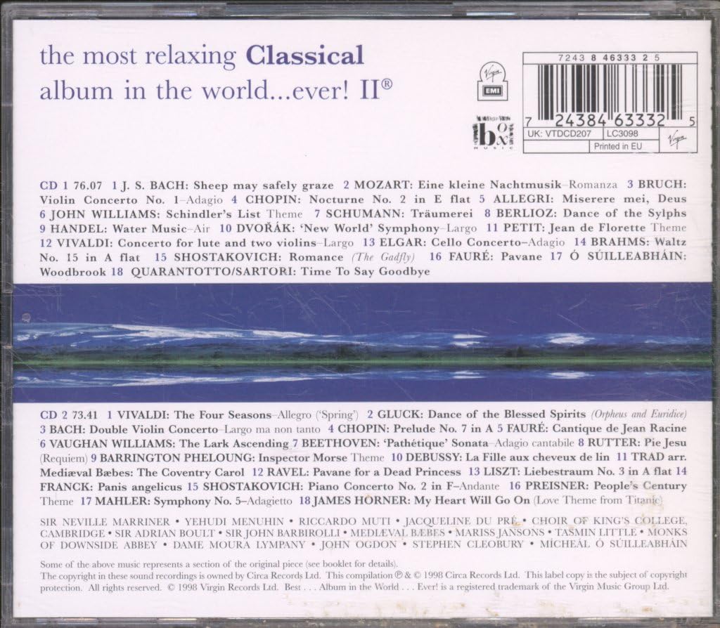 The Most Relaxing CLASSICAL album in the world.. ever! II