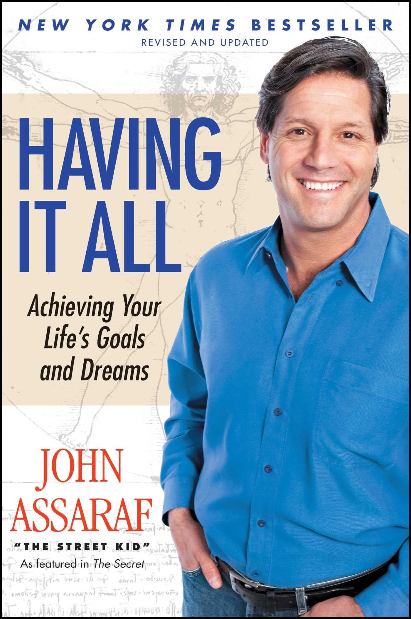 Having It All: Achieving Your Life's Goals and Dreams used book depot