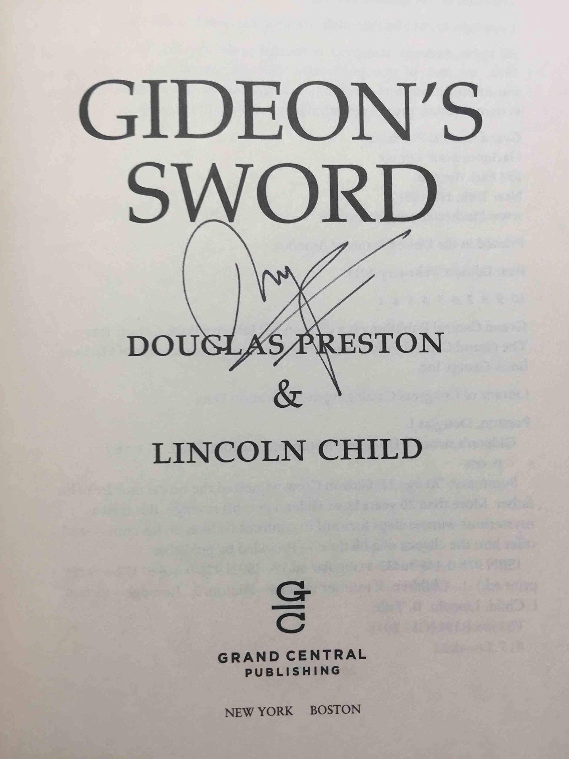 Gideon's Sword (Gideon Crew Series) used book depot
