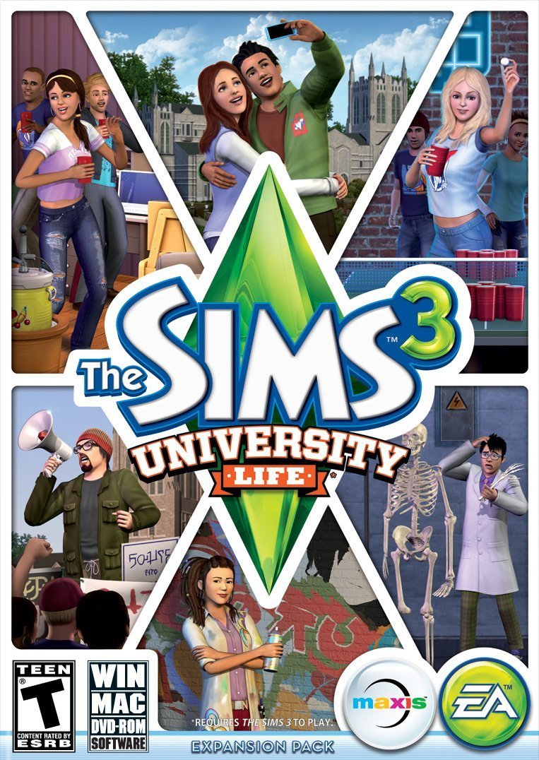 The Sims 3 University Life used book depot