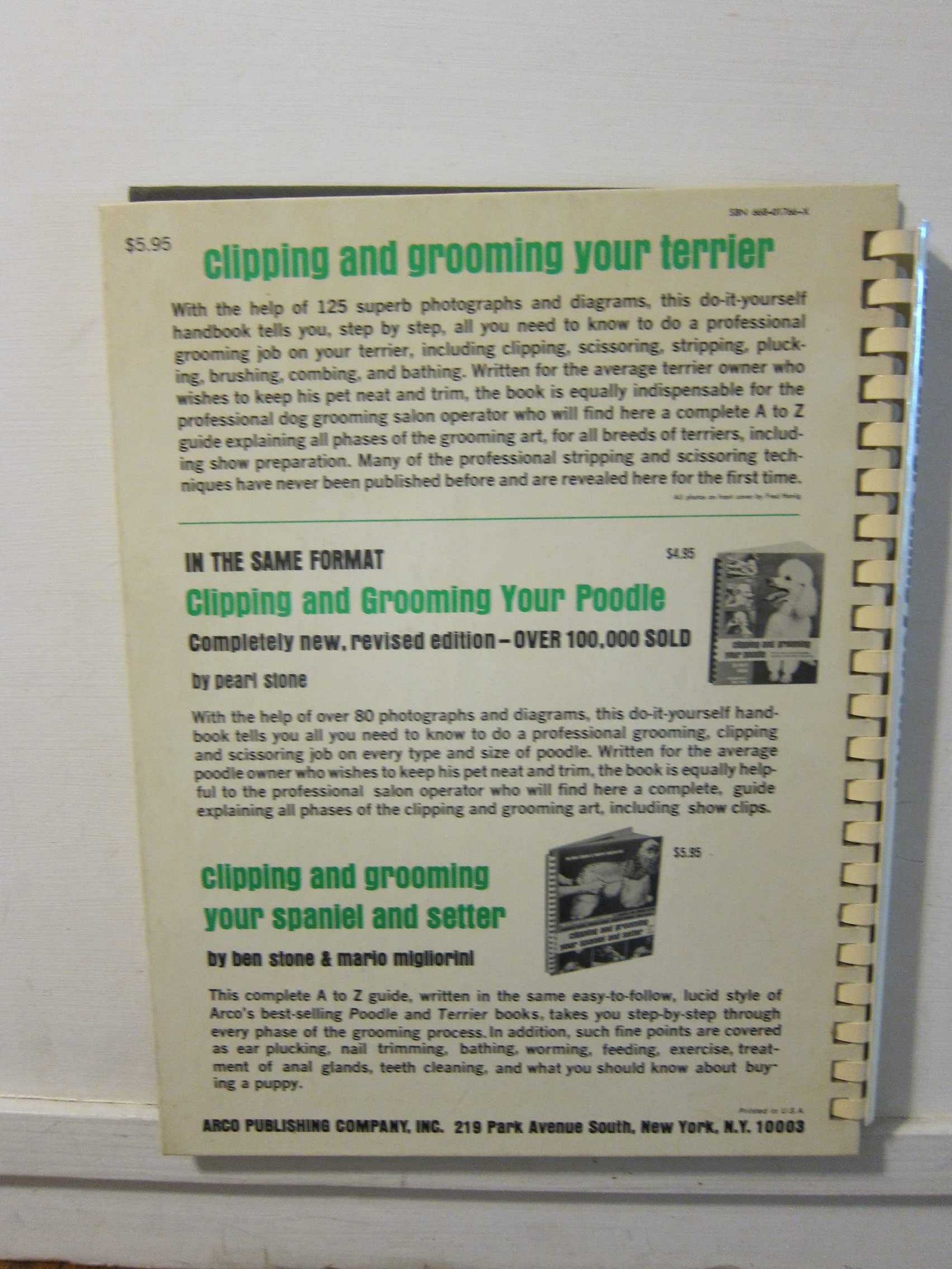 Clipping and Grooming Your Terrier used book depot