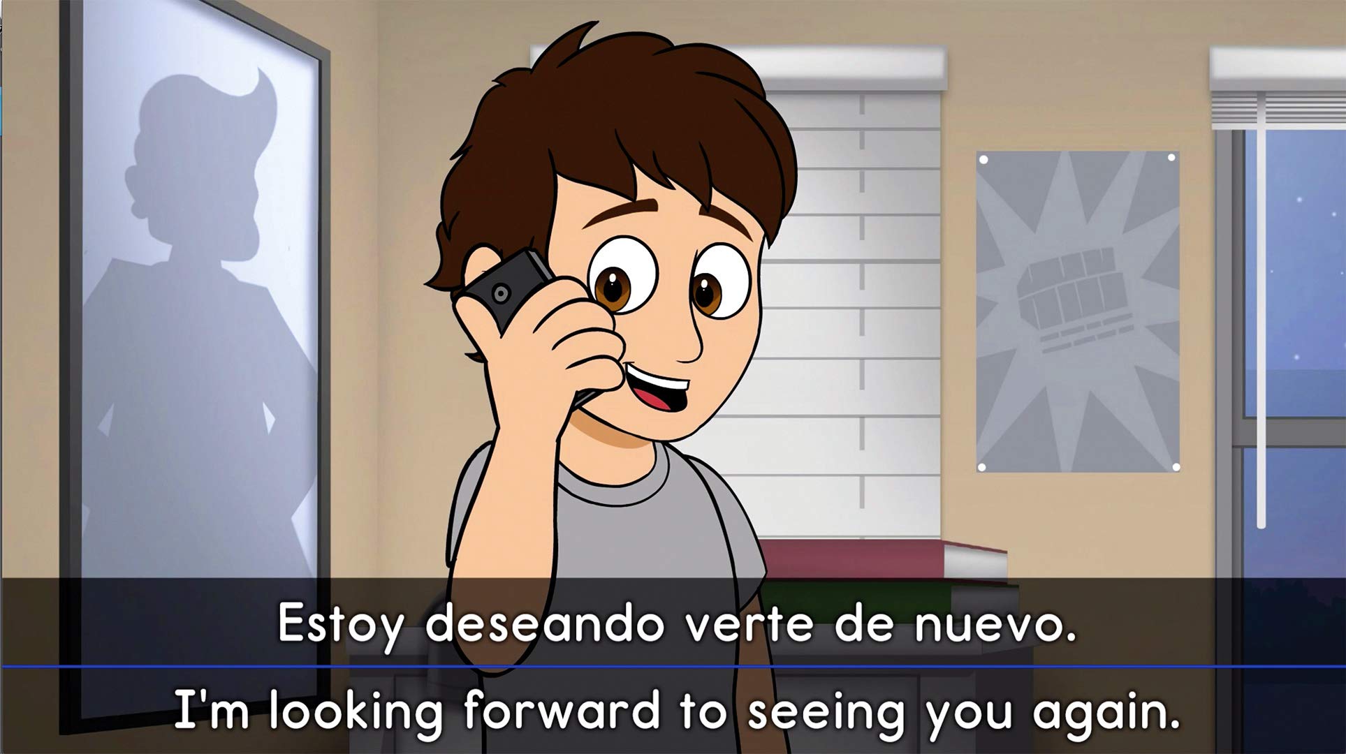 Conversational Spanish 2 DVD Set for Teens & Adults used book depot