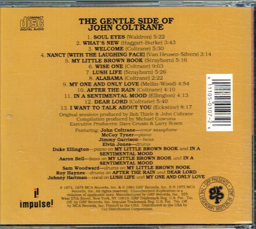 Gentle Side of John Coltrane used book depot