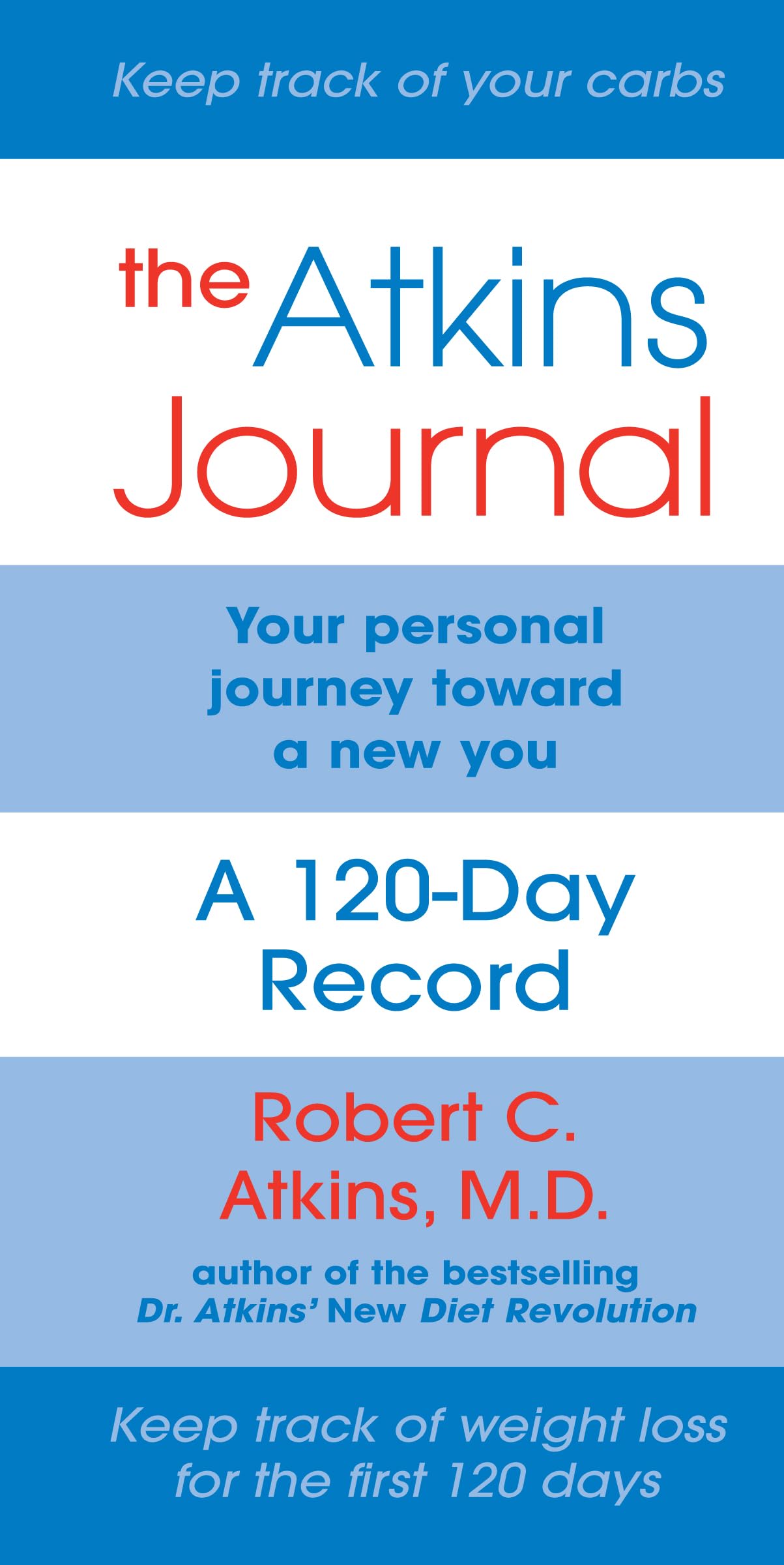 The Atkins Journal: Your Personal Journey Toward a New You, A 120-Day Record used book depot
