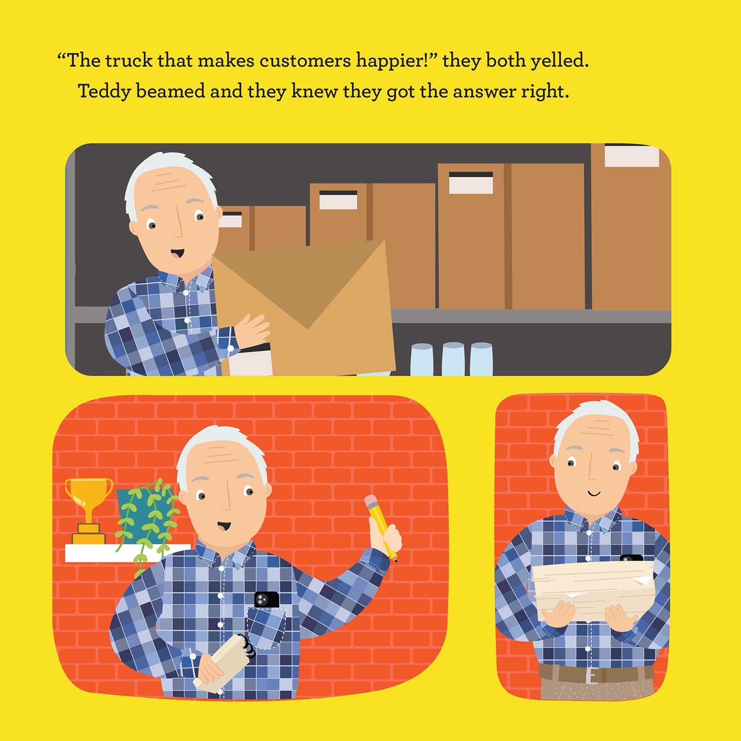 Teddy GOES TO WORK used book depot