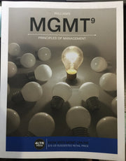 MGMT (with MGMT Online, 1 term (6 months) Printed Access Card) (New, Engaging Titles from 4LTR Press) used book depot