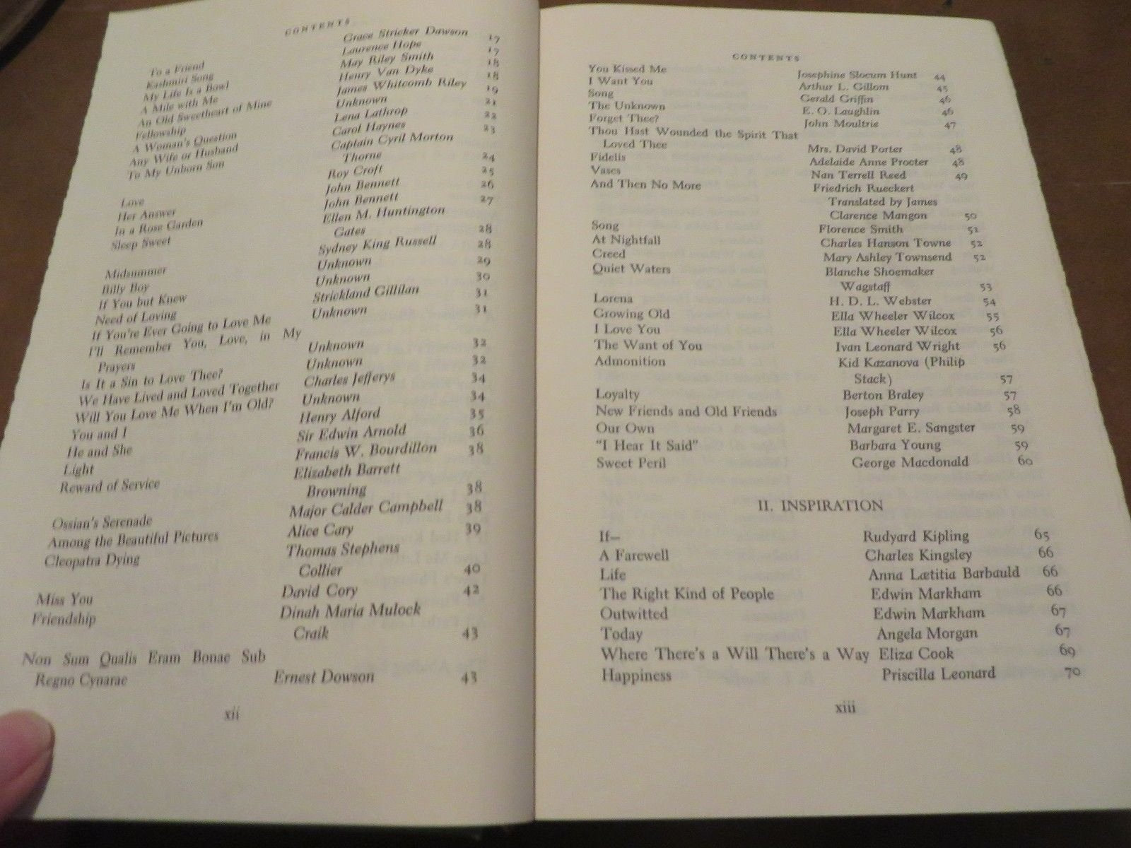 1936 THE BEST LOVED POEMS OF THE AMERICAN PEOPLE Hardcover by HAZEL FELLEMAN used book depot