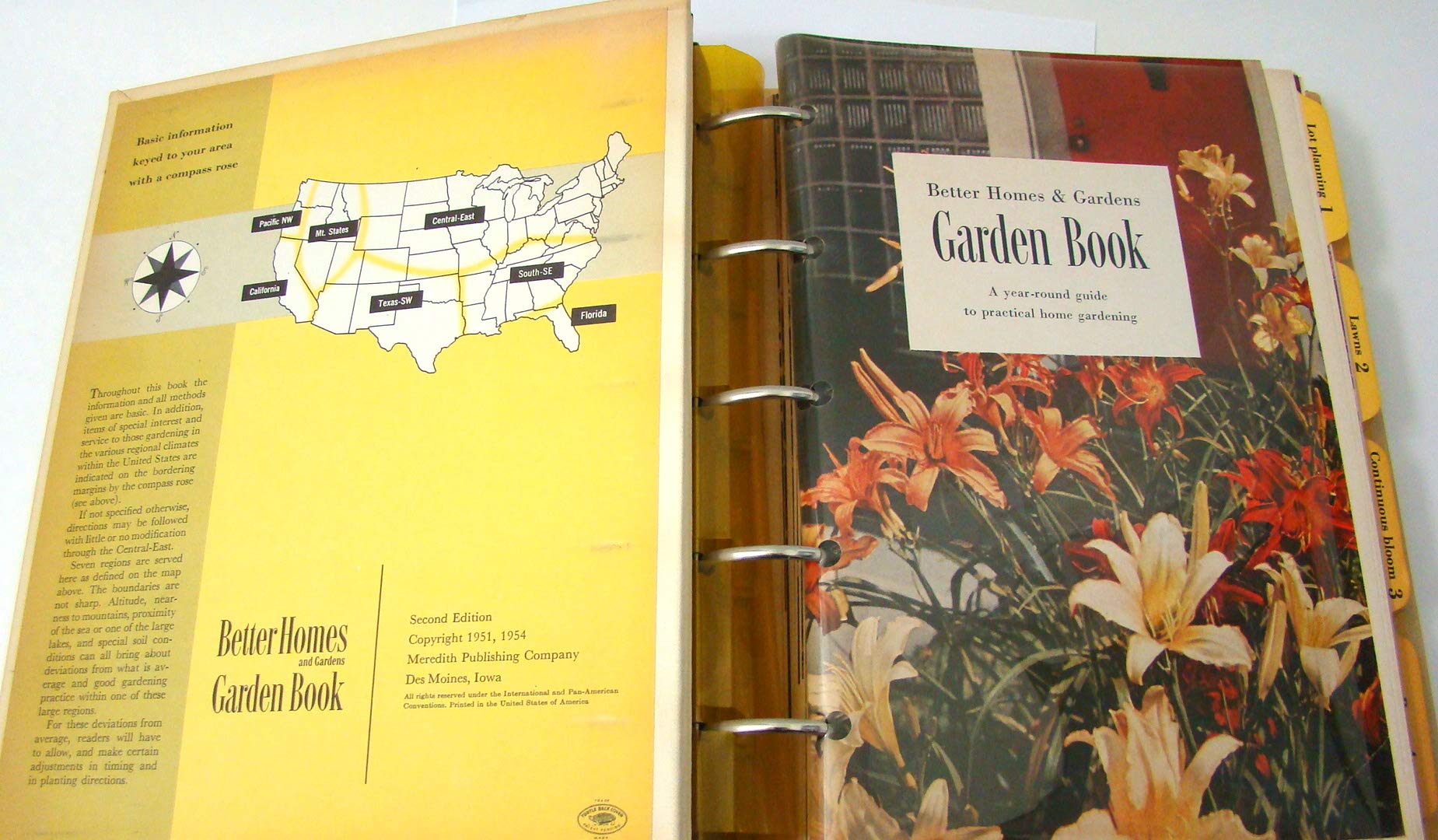Better Homes and Gardens Garden Book (How to Help on Gardening, Landscaping, Lawn Care) 1951 used book depot