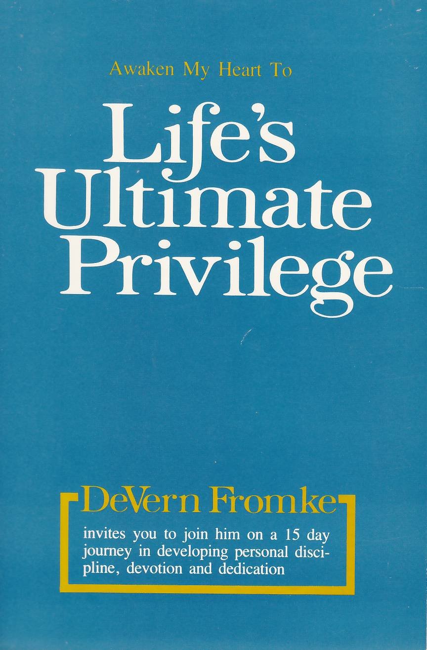 Life's Ultimate Privilege used book depot