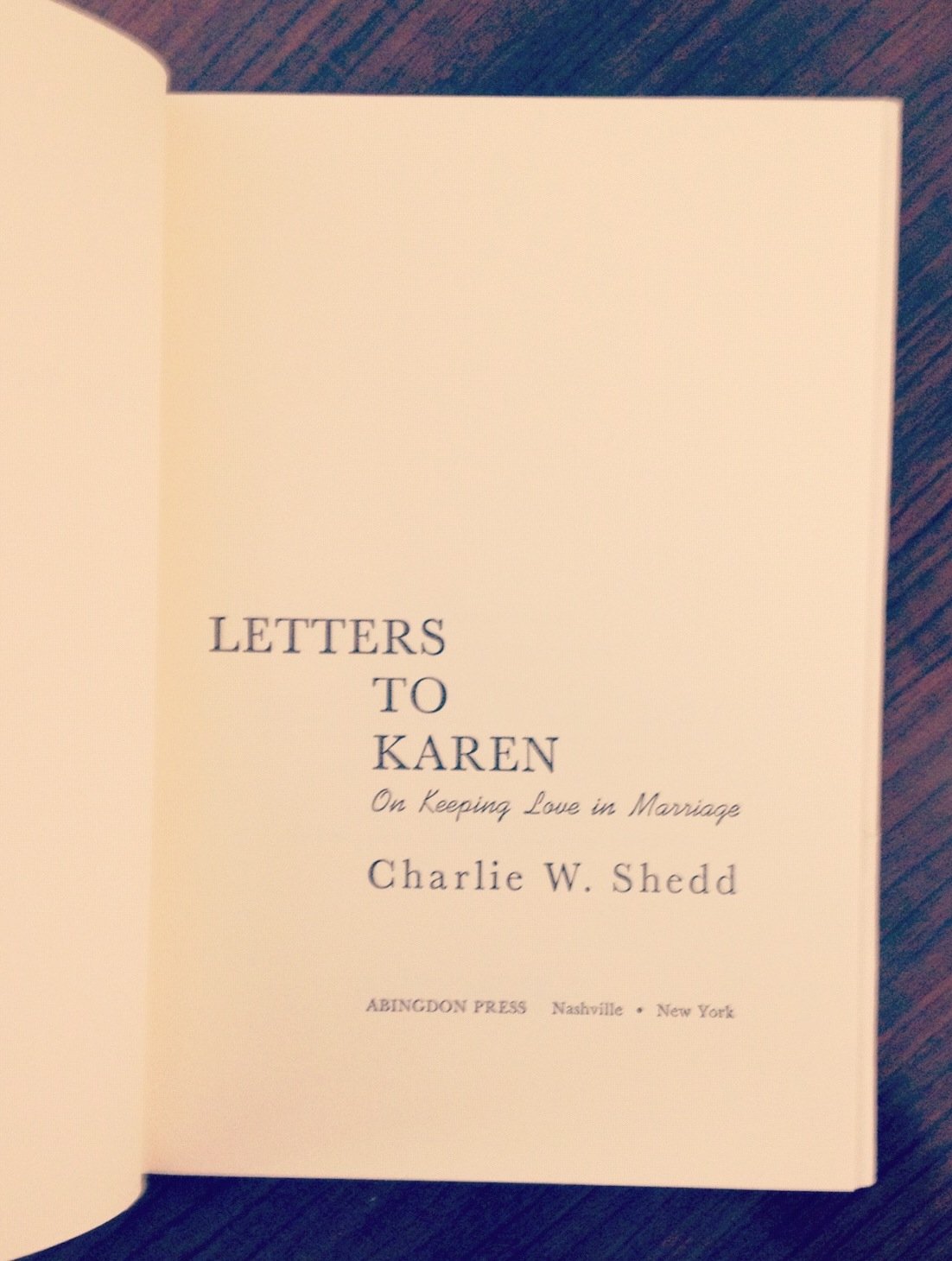 Letters to Karen