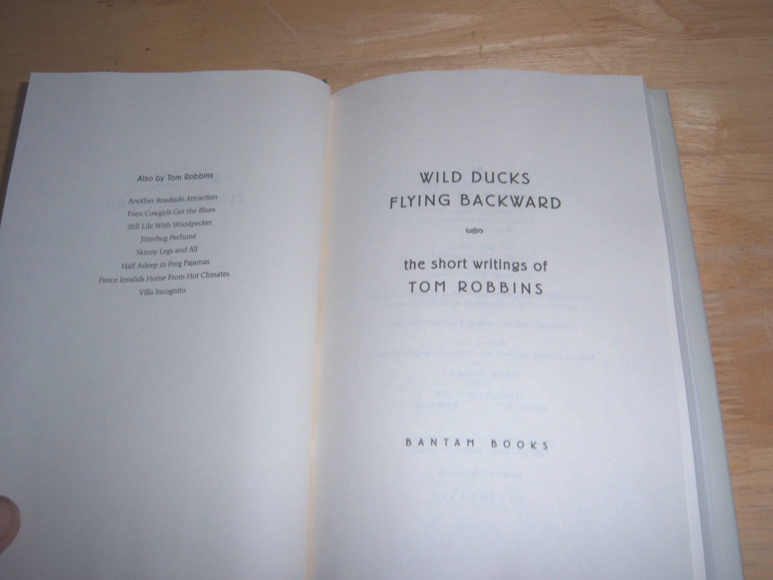 Wild Ducks Flying Backward