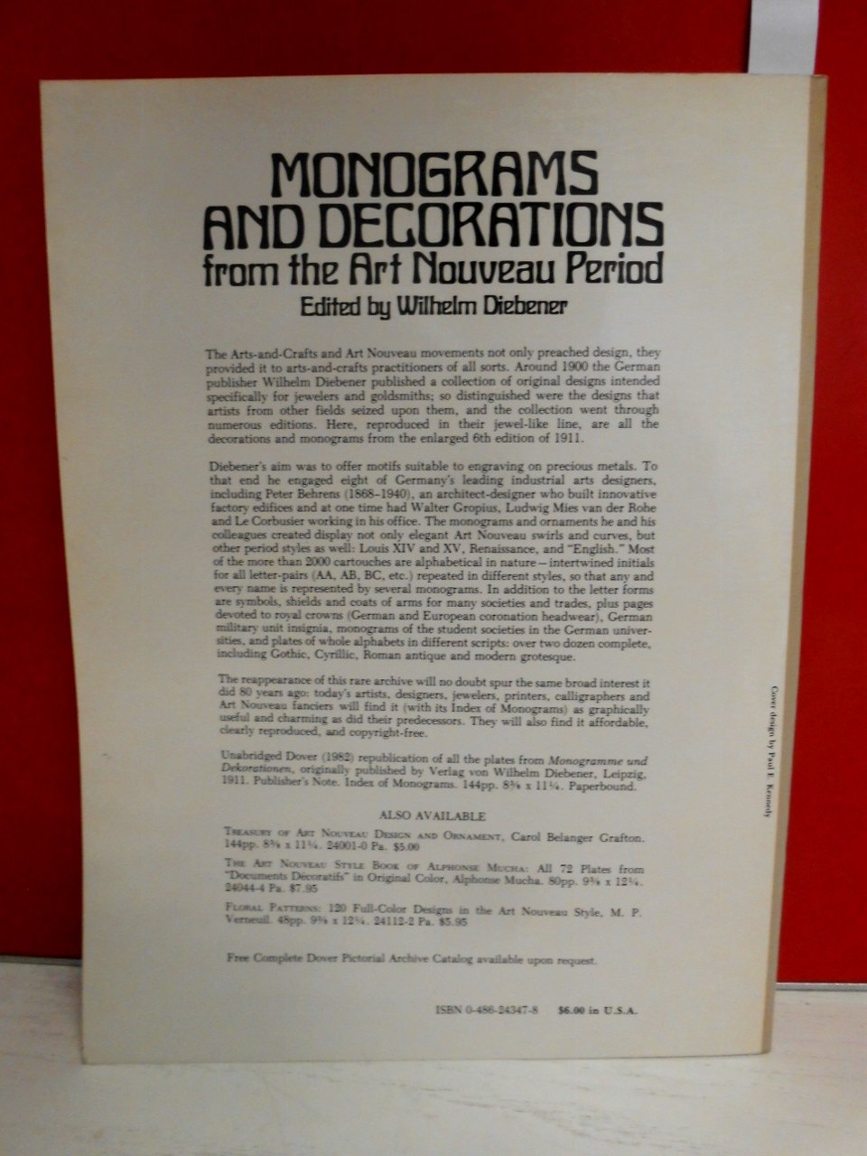 Monograms and Decorations from the Art Nouveau Period used book depot