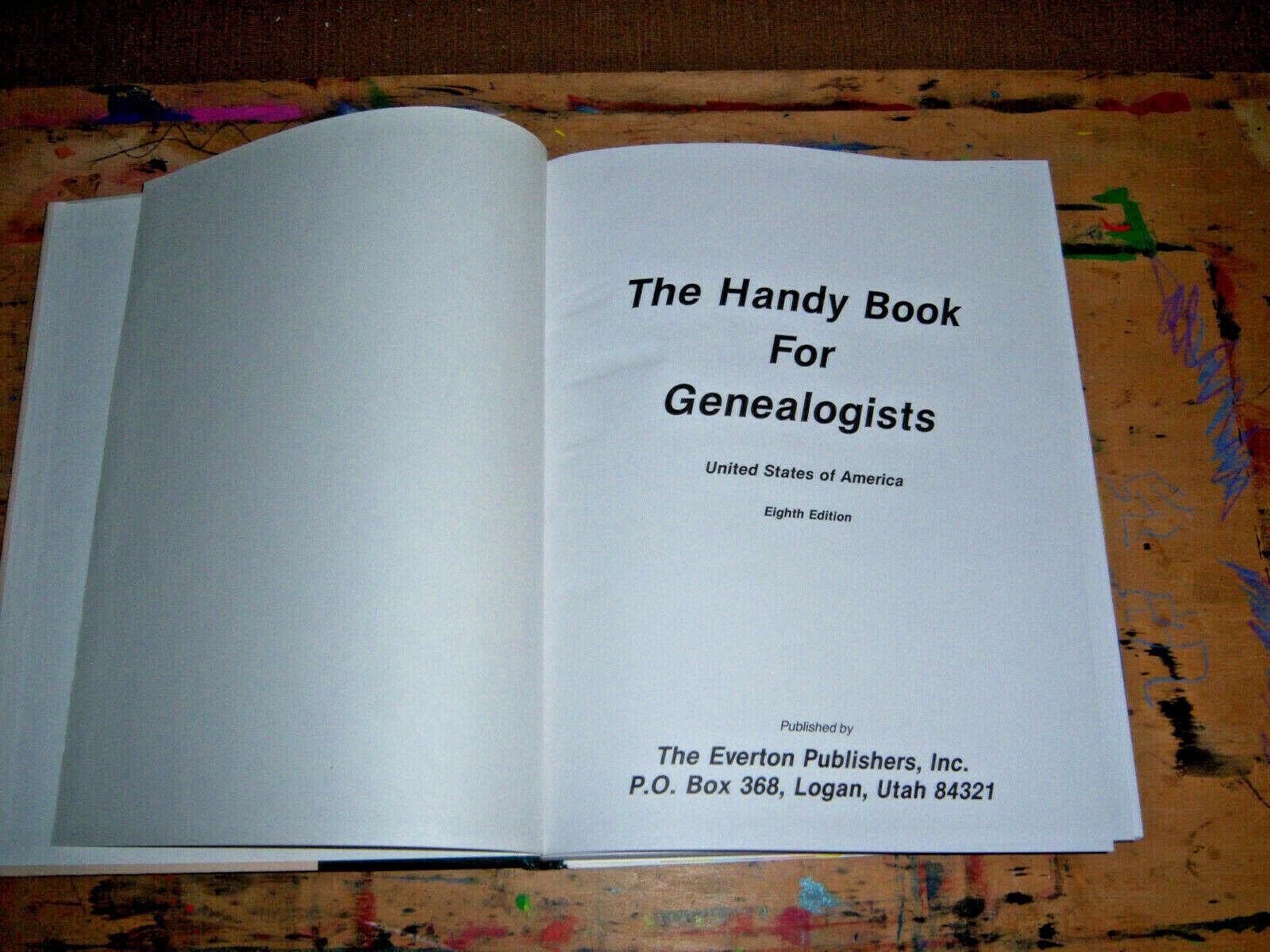 The Handy Book for Genealogists-United States of America-Eighth Edition used book depot