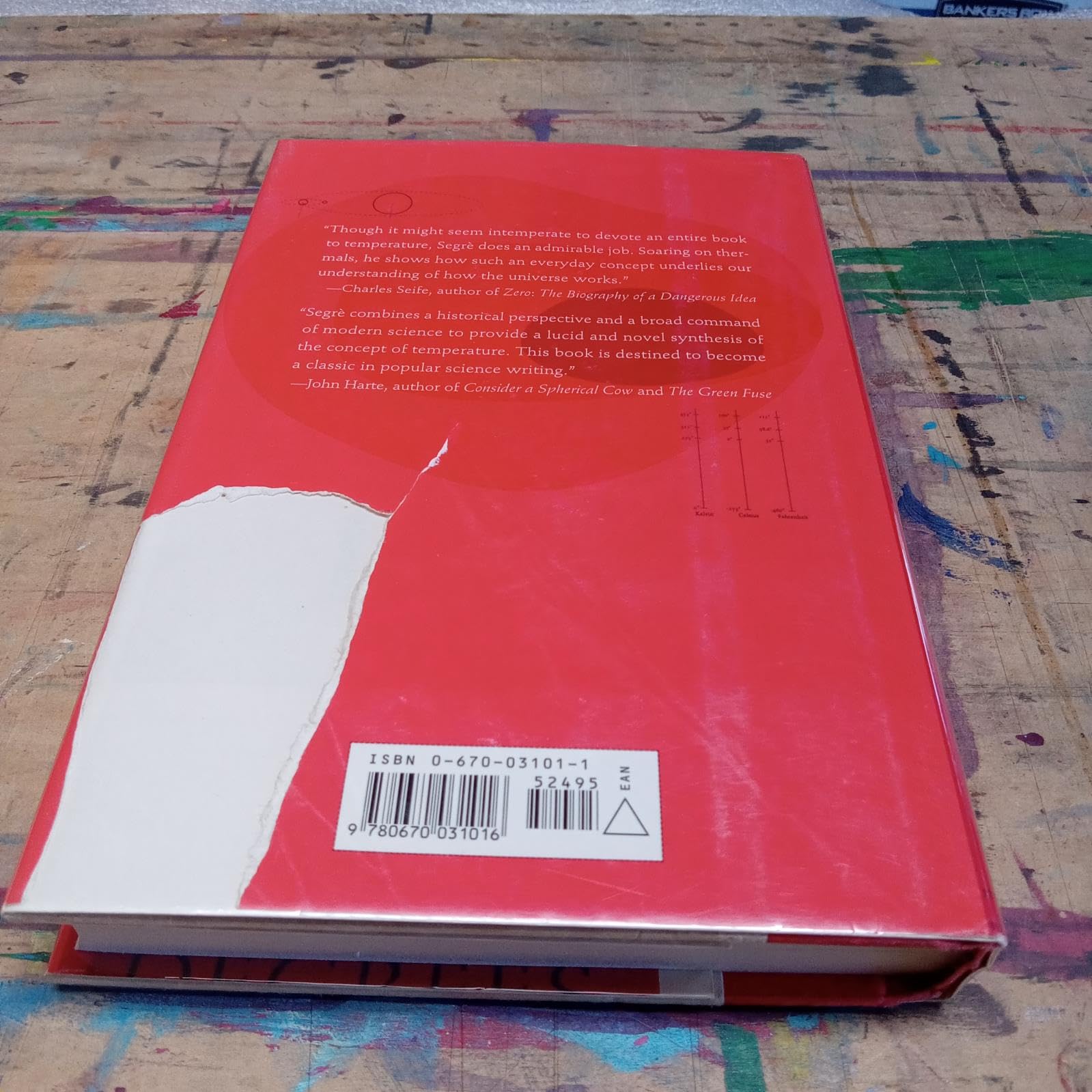A Matter of Degrees: What Temperature Reveals About the Past and Future of Our Species, Planet, and Universe used book depot
