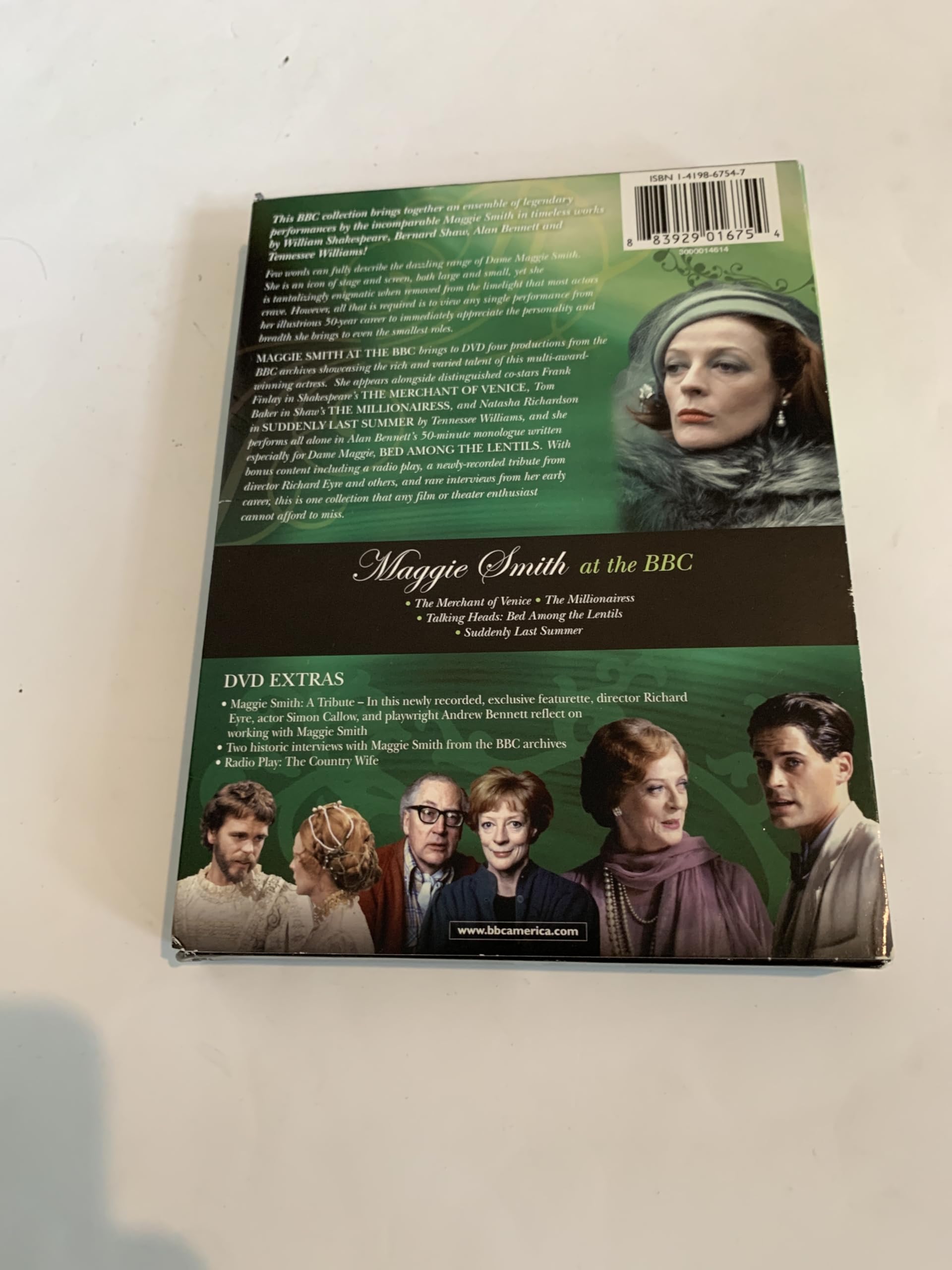 Maggie Smith at the BBC (The Merchant of Venice / The Millionairess / Bed Among the Lentils / Suddenly, Last Summer) used book depot