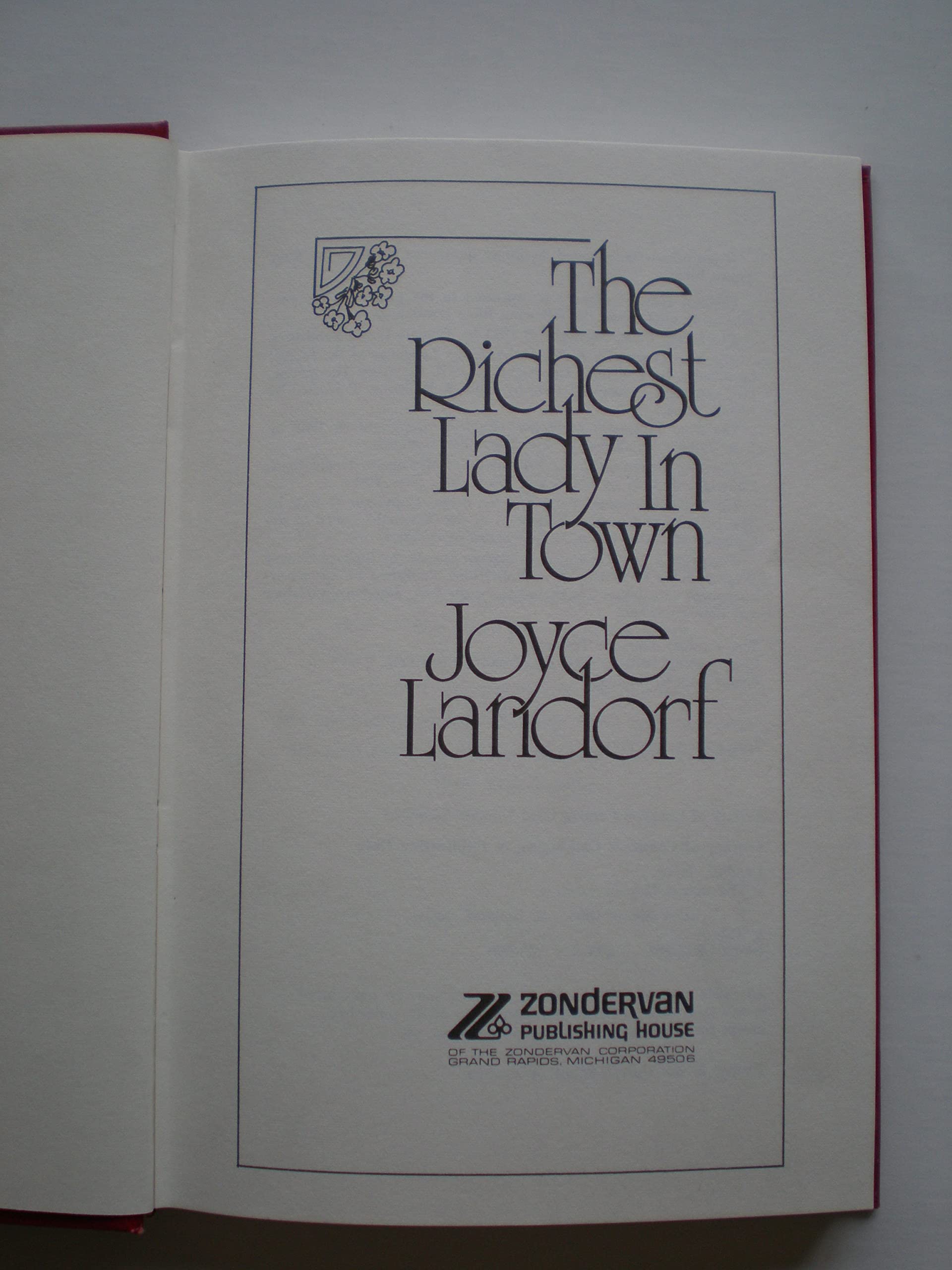 The Richest Lady In Town used book depot