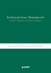 Intellectual Disability: Definition, Classification, and Systems of Supports used book depot