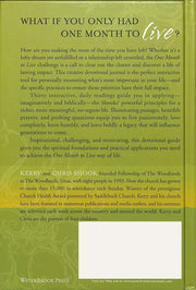 One Month to Live Devotional Journal: Your Thirty-Day Companion to a No-Regrets Life used book depot