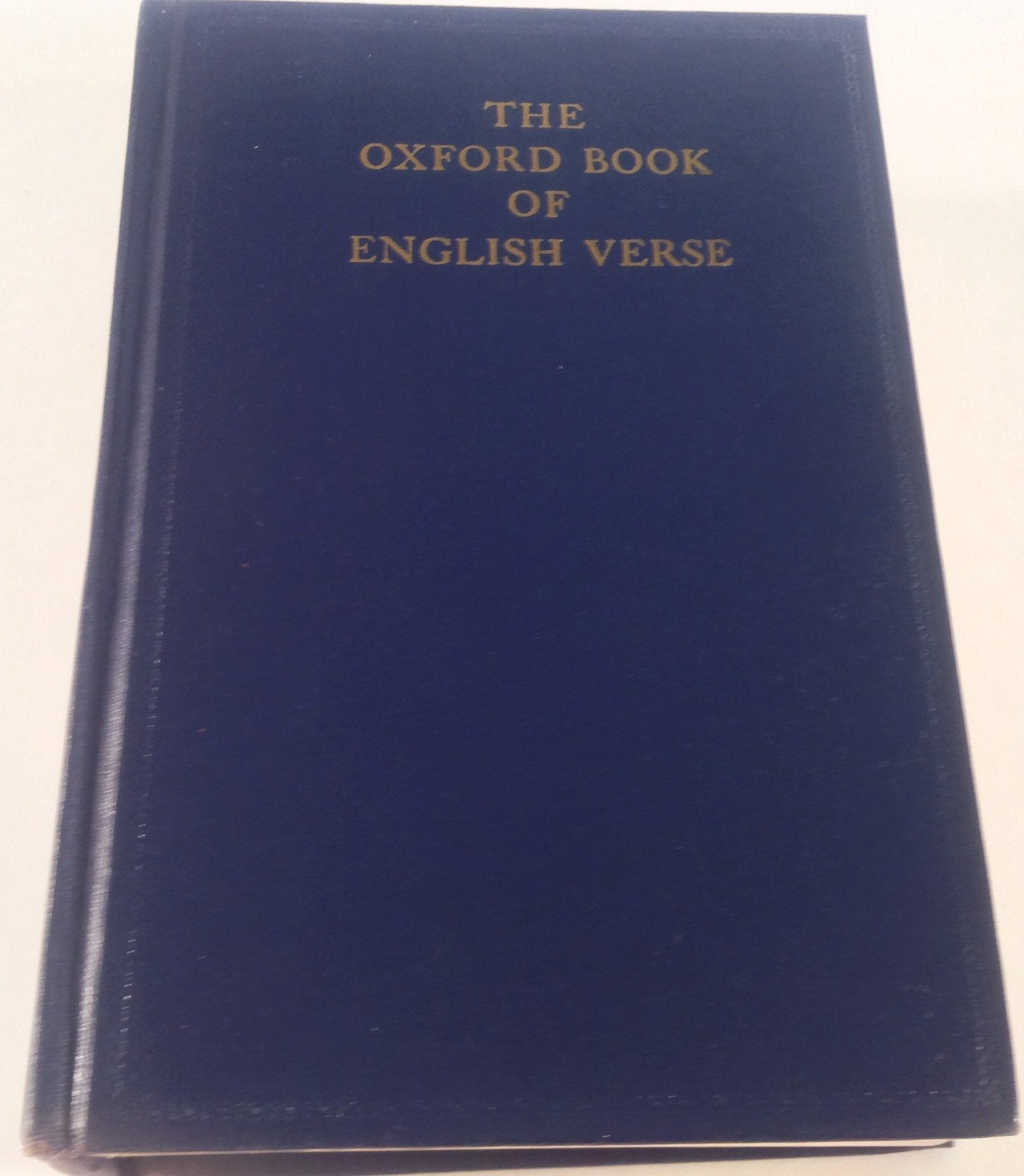 Oxford Book Of English Verse, 1250-1918 - New Edition