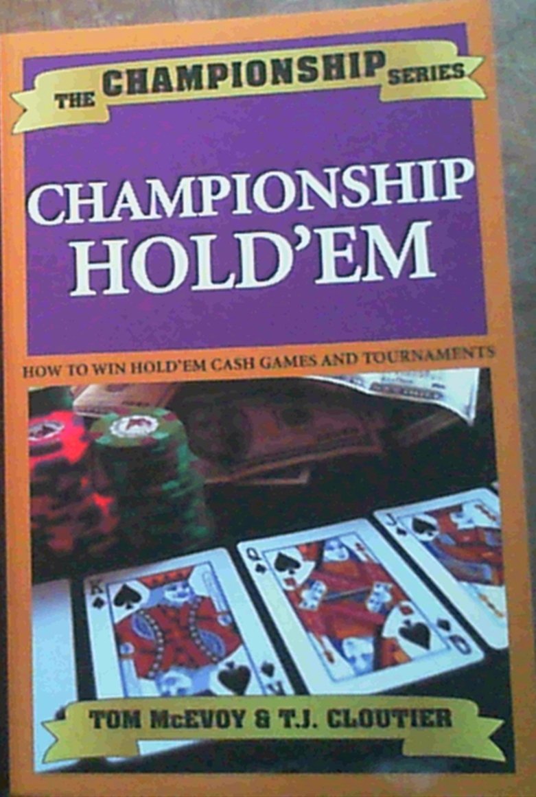 Championship Hold'em (The Championship) used book depot