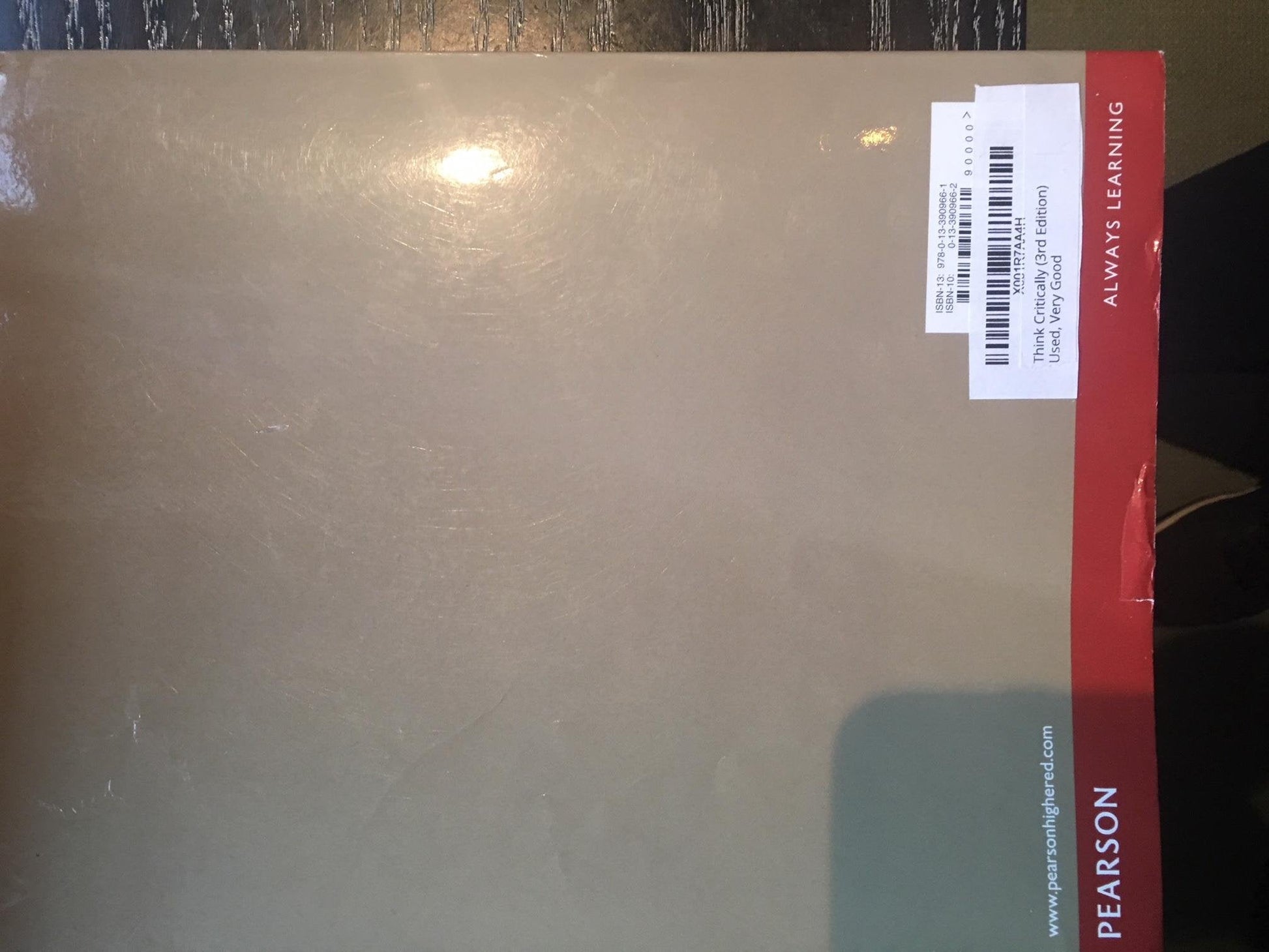 Think Critically (3rd Edition) used book depot