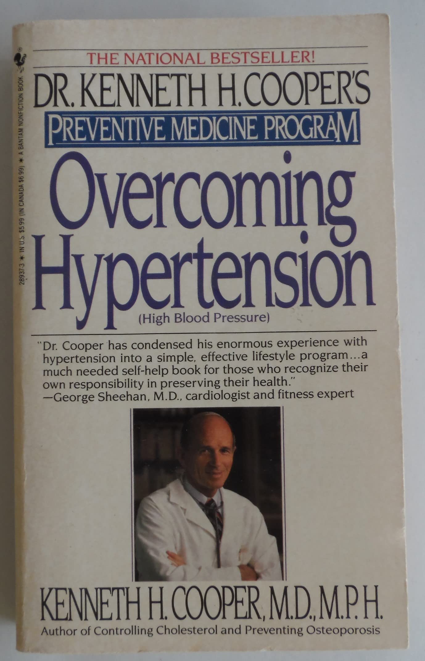 Overcoming Hypertension: Dr.Kenneth H.Cooper's Preventive Medicine Program used book depot