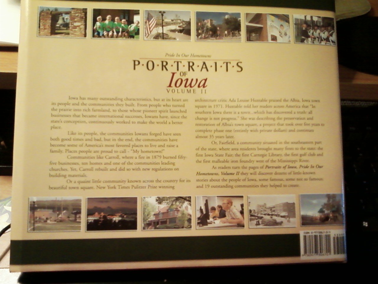 Portraits of Iowa (Volume II) used book depot