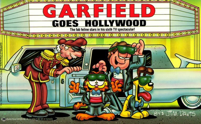 Garfield Goes Hollywood used book depot